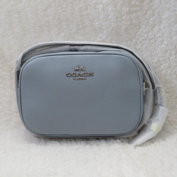 Coach Bags Coach Leather Jamie Camera Bag Ice Blue Poshmark